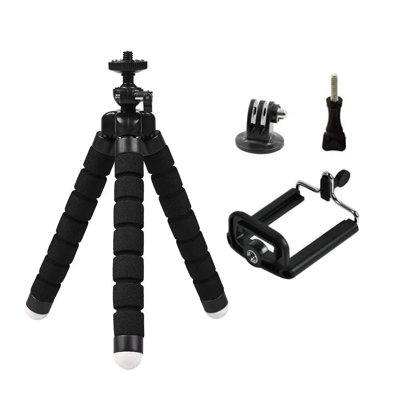 tripé para Gopro Hero 12 11 10 9 8 7 muito flexivel Mini Octopus Tripod Accessories for Go Pro 6 5 4 3 YI Eken SJCAM AKASO