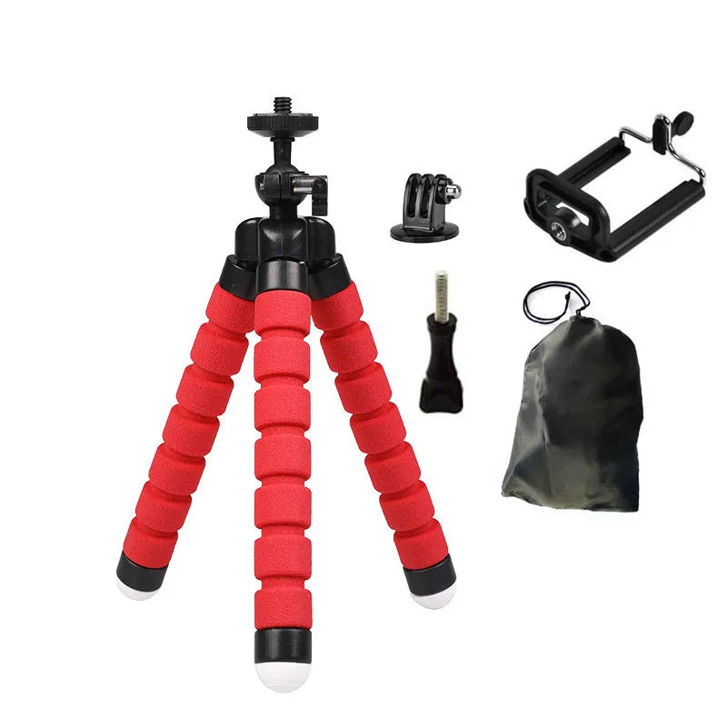 tripé para Gopro Hero 12 11 10 9 8 7 muito flexivel Mini Octopus Tripod Accessories for Go Pro 6 5 4 3 YI Eken SJCAM AKASO