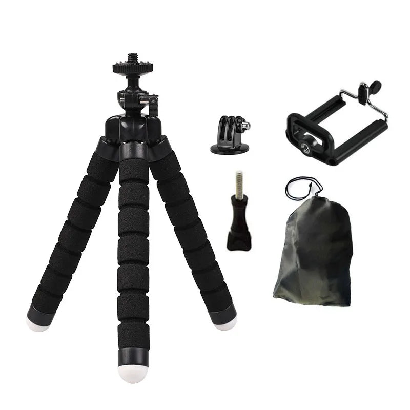 tripé para Gopro Hero 12 11 10 9 8 7 muito flexivel Mini Octopus Tripod Accessories for Go Pro 6 5 4 3 YI Eken SJCAM AKASO